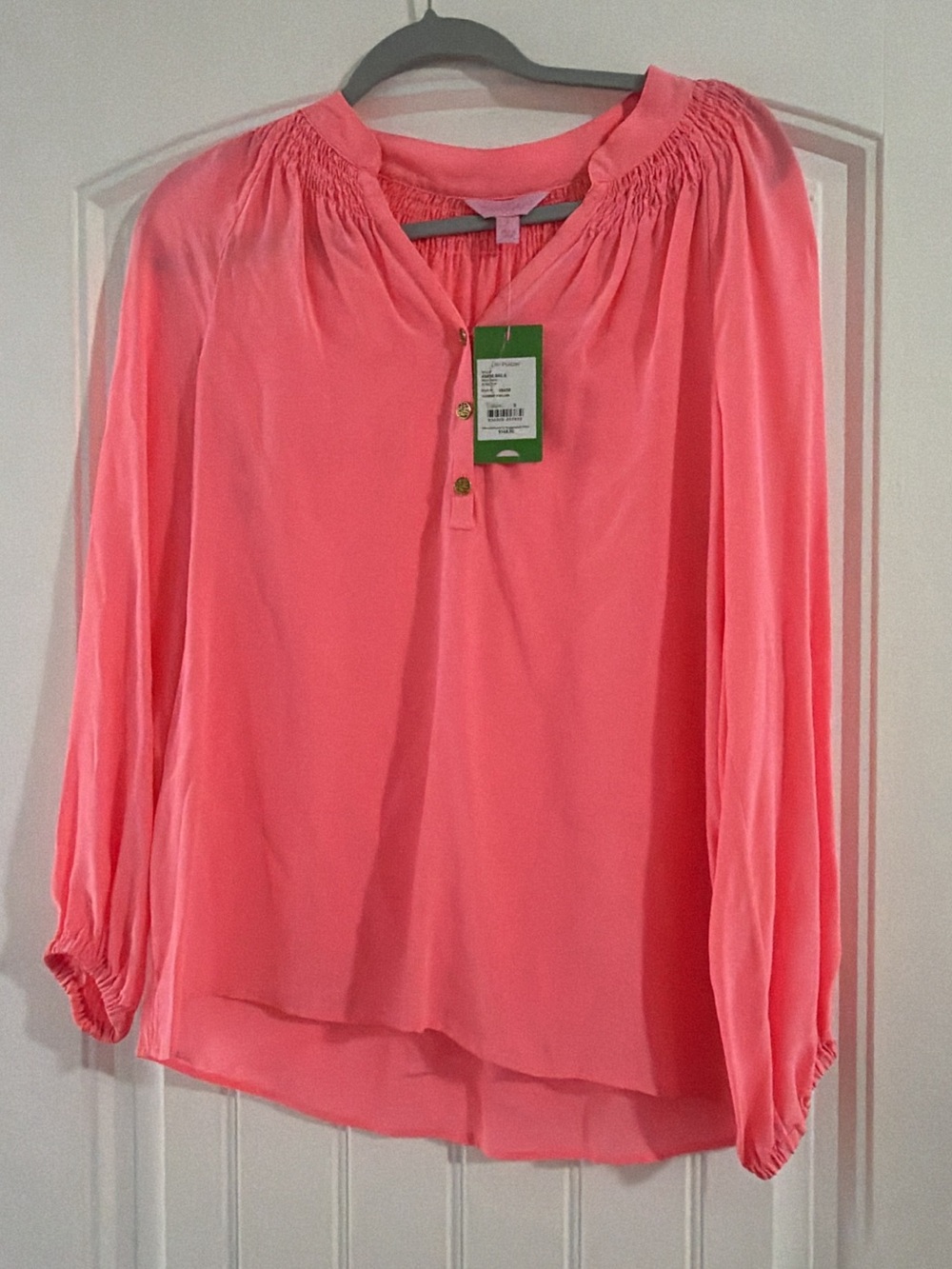 Lilly Pulitzer Coral Pink Elsa Top